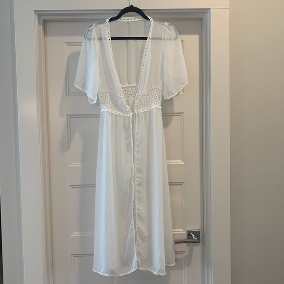 Lulus Other - Sheer white cover up